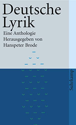 Deutsche Lyrik: Eine Anthologie (suhrkamp taschenbuch)