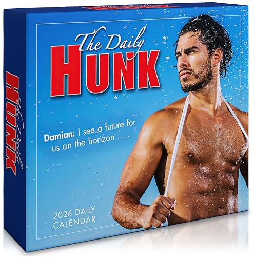 The Daily Hunk Desk Calendar 2026
