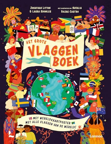 Het grote vlaggenboek: Met wereldkaartposter met alle vlaggen van de wereld