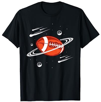 American Football Planet Vintage Rugby Ball Football Trikot T-Shirt