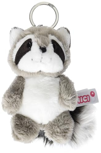 NICI 47869 Schlüsselanhänger Waschbär Rod 10cm, GRAU