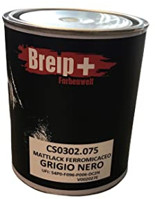 Esmalte ferromicaceo mattlack breip+ 4 colores 2 formatos - Esmalte para metales y galvanizados (0,750, gris claro 0,750)