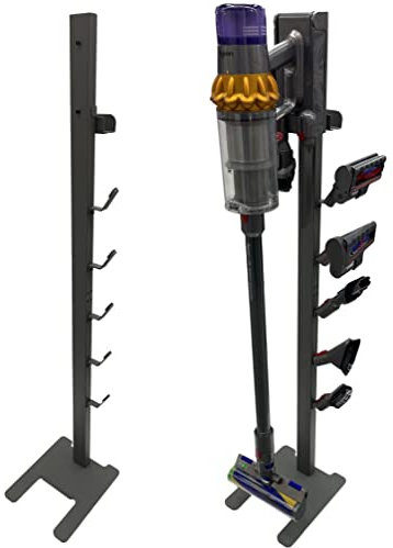 Luchs Ständer für Dyson Akkusauger - Organizer für Dyson V6,V7,V8,V10,V11,V15,DC30,DC31,DC34,DC35 Standfuß Halterung Rahmen FIR (Anthrazit)