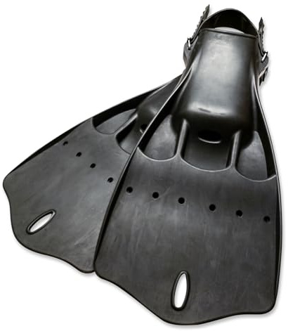 ATACLETE Military Diving Fins, Jet-Styled Fins, Mil Spec Rubber Scuba Fin (XL (11-13) US Mens)