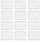 12 Stück Augenmaskenform DIY Transparent Unter Augenklappen Formen Wiederverwendbare Transparente Augenmaske Patch Tablettplatte