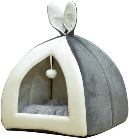 Letto per animali domestici, accogliente cuccia per porcellini d'India, grazioso letto di coniglietto, grande nido di casa, accessori per gatti, mare, coniglietto, piccolo animale domestico
