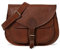 LEABAGS Leder Handtasche Damen I Premium Echtleder Umhängetasche I Damen Schultertasche I Damentasche I Tragetasche für Arbeit Uni Schule Freizeit I 32 x 27 x 10 cm I Vintage Cognac