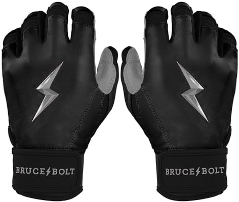 BRUCE BOLT Chrome Series Schlaghandschuh, kurze Manschette, Schwarz, Größe XL