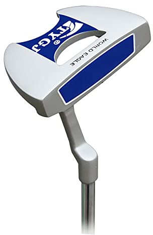 OUZBEM Putter da golf con testa in lega di zinco, impugnatura in gomma, putter semicircolare, per uomini e donne (Blue Putter) visione