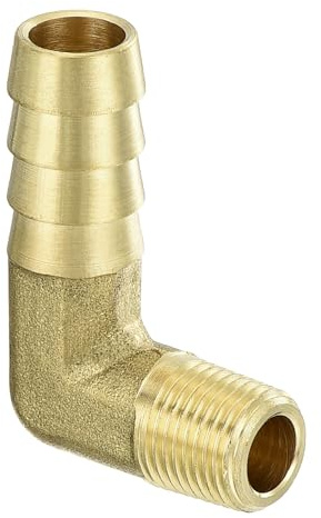 QUARKZMAN Mässingsrör 3/8 Barb x 1/8 NPT hankoppling