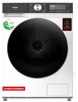 Corberó - Lavadora Carga Frontal | CLM1225VIN | 12 Kg | 1400 rpm | Motor Inverter | Vapor Antialérgico | Inicio Diferido | Puerta XXL | Display LED | Blanco