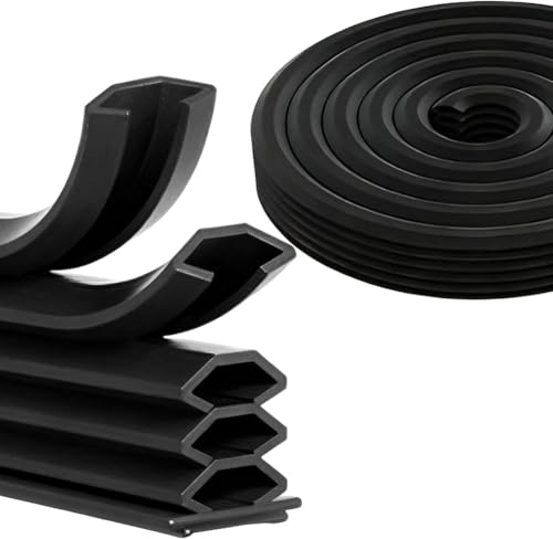 Dichtungsband Selbstklebend, 10mm x 15mm Selbstklebende Türdichtung, Türdichtung Wasserdicht, Dichtungsgummi Tür Fenste, Dichtung Türrahmen Flexibel, Gummidichtung für Wohnung, Haus, Büro, 6m