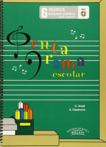 Pentagrama Escolar 6 - Català (Llibre + CD): Educació Primària. Cicle Superior