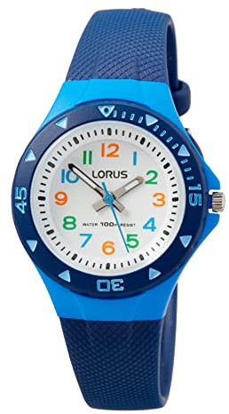 Lorus Kids Mädchen-Uhr Edelstahl und Kunststoff mit Urethanband R2347MX9