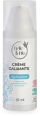 CRÈME GALBANTE BIO DÉCOLLETÉ & BUSTE - BELLE&BIO - Tonifiante, Lissante, Raffermisante - Toutes Peaux - Certifié Bio Ecocert - 50 ml