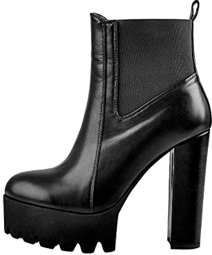 Only maker Bottes confortables à plateforme élastique Booties