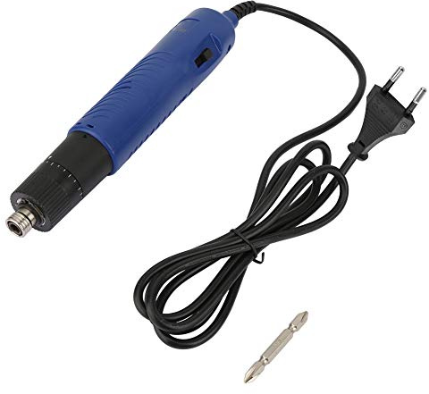 Destornillador Eléctrico, Destornillador Eléctrico De Recto De 1/4 De Mano, Par Ajustable Para Electrodomésticos Juguetes Coches Muebles(eu Plug 220v) (EU Plug 220V)