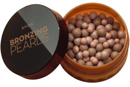 AVON Perlas de Bronceadoras Glow Bronzing Tono Medium Tan - Perlas Multitono con Pigmentos Minerales - Brillo Multidimensional - Tono Natural