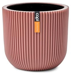 Capi Europe - Pot Boule Groove Colours - 14x13 - Rose - Ouverture Ø12 - Pot pour l'intérieur - BGVPI132