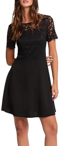 MORGAN 252-RUBENA Robe, Noir M, 38 Femme