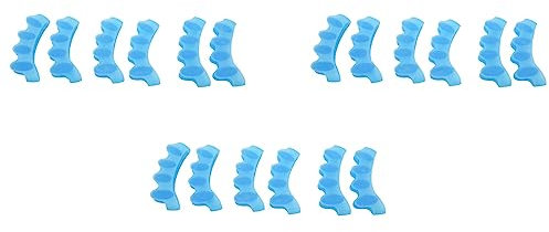 Dxoniislh 18X Korrektor, Zehen Trenner, Zehen Relief Protector Neues Material Gel Hammer Zeh Glätteisen, Zehen Kissen, Zehen Trage, für Männer und Frauen, Kampf ZehenZyste, Hammer Zehe Usw.