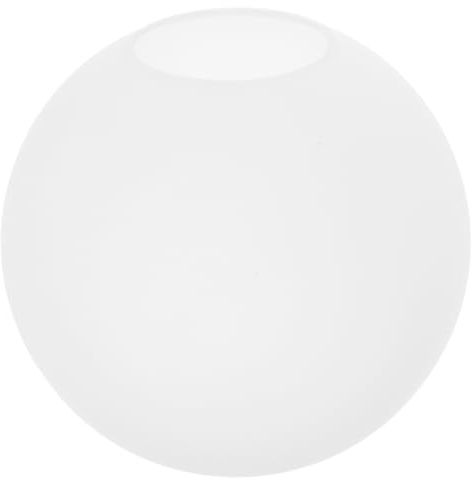 NUOBESTY Glass Globe Lampshade Replacement | Round Lampshade for Table Lamps Spherical Light Cover for Ceiling Lights Bedroom Living Room
