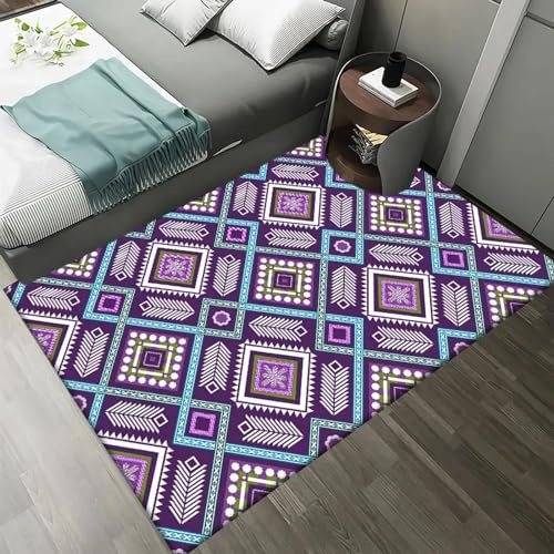 3D Fiori Delle Piante Stampa Tappeto Salotto Grande Pelo Corto Moderno, Moquette Antiscivolo, Grandi Soggiorno Bambini Camera Da Letto Decoraz 140 X 200 Cm - Pulizia Facile - Poliestere -31233925956