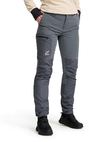 RevolutionRace Rambler Lightweight Pants für Damen, Robuste und leichte Wanderhose für draußen, Turbulence Blue, M