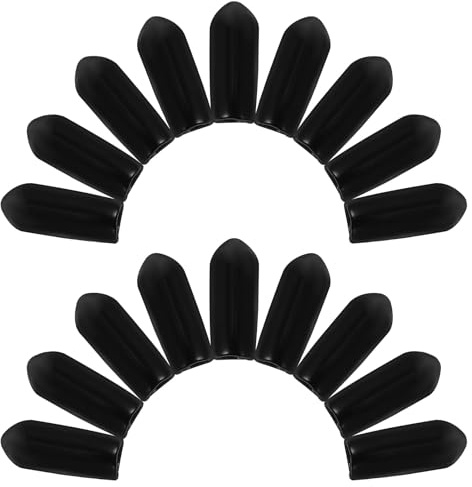 VOSAREA 100 Pièces Embouts Caoutchouc pour Serrage-tête Diy, Taille 4.5 Grand Modèle 3 Mm, Accessoires Cheveux Bricolage, Manchons Sécurisés pour Bandeau, Usage Coiffure Femme Mariage