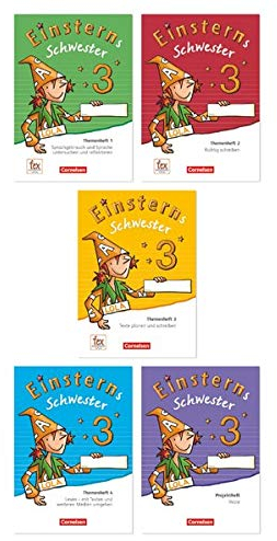 Einsterns Schwester - Sprache und Lesen - Neubearbeitung: 3. Schuljahr - Themenhefte 1-4 und Projektheft mit Schuber: Verbrauchsmaterial (Einsterns ... und Lesen - Ausgabe 2015, 3. Schuljahr)