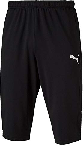 PUMA Unisex Liga Training 3/4 Pants Hose, Puma Black-puma White, XL EU