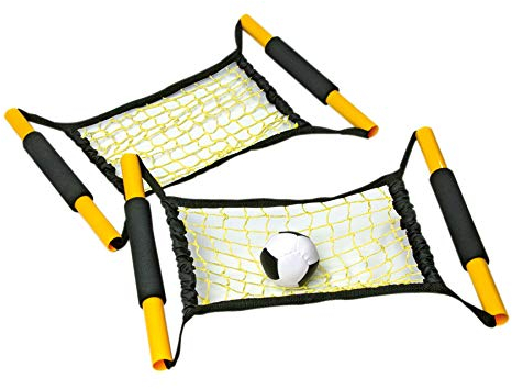 Betzold Sport - Bouncing-Ball-Set, Rückschlagspiel, Sport, mit 2 Netzen und einem Ball