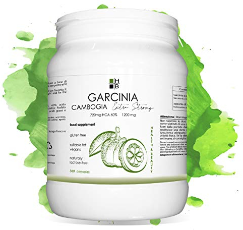 GARCINIA Cambogia EXTRAForte HB | 1200 mg | 720 mg HCA | 360 cps | Prodotto Italiano