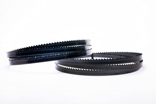 Set med 2 Encut högpresterande bandsågblad 1425 x 10 x 0,65 mm, 6 ZpZ verktygsstål HSS sågband för Güde GBS200 etc.