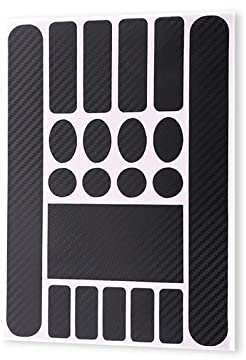 Feliciay Bicycle Mountain Bike Frame Protection Film,Sticking Anti-rub And Scratch Paint Protection Film,for BMX Mountain Bike Road Bike Carbon Fiber Black Cycling,Bicycle Protection Tape