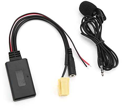 500 Bluetooth Car Kit - Wireless Audio, Aux Cable Adapter, Handsfree with Microphone - Compatible with 500 & Grande Punto
