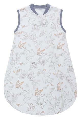 Baby Schlafsack, Kleine Kinder Sommerschlafsack, Baumwolle Schlafanzug ohne Ärmel für Frühling, Sommer und Herbst, 0-6 Monaten Neugeborene für Jungen und Mädchen, Ganzjahres,Größe: 68cm, Eichhörnchen