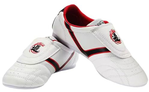 Leichtrit Chaussures De Sport De Taekwondo,Chaussures De Boxe Karaté,Kung Fu Boxe Karaté Baskets,Chaussures de Taekwondo pour Jeunes,Chaussures de Boxe,Respirant,Confortable,pour Marche Fitness