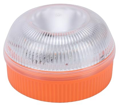 Weytoll Luce di emergenza a LED per auto e moto, faro portatile per la sicurezza stradale con base magnetica campeggio, interruzioni di corrente, assistenza stradale