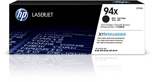 HP 94X (CF294A) Schwarz Original Toner mit hoher Reichweite für HP LaserJet Pro M118, HP LaserJet Pro M148, HP 94X: XL