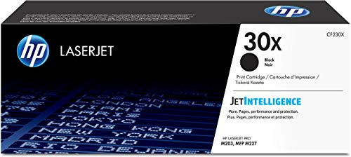 HP Original Toner 30X CF230X Black für Laserjet Pro M203DN, M203DW, M227FDW, MFP M227FDN, MFP M227F