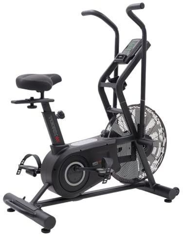 Biciclette ad Aria. Toorx BRX AIR 300. Sistema di frenaggio ad aria con 12 pale radiali. Consoledisplay LCD - supporto per smartphone e tablet in dotazione