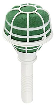 NC Lot de 1/6 supports pour bouquet de fleurs de mariée avec poignée pour arrangement floral, fournitures de bouquet de mariage en mousse verte