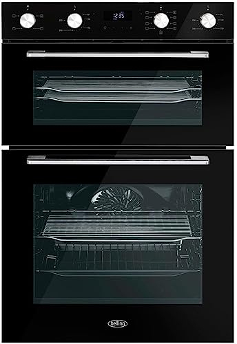 Belling ComfortCook Electric Built In Double Oven - Black