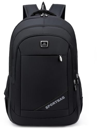 Mixroom - Zaino da Viaggio Scuola per Lavoro Sport Uomo Donna Unisex Sportivo Grande Casual Porta PC Portatile fino 15.6 Z34 Colore Nero