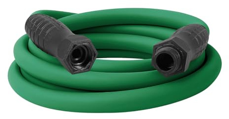 Flexzilla Colors SwivelGrip Garden Hose 5/8 in. x 10 ft., Lightweight All-Weather Water Hose, Durable and Flexible, Leak-Free Connections, Forest Green