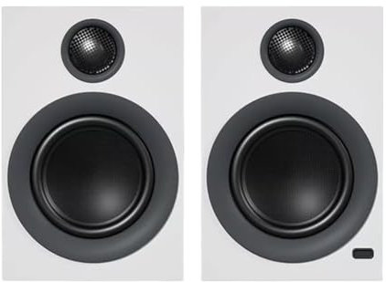 CNBYDK Audio de Bureau Multimédia Actif Niveau HiFi 2.0 TV Ordinateur Enceinte Bibliothèque Multimédia Dédié