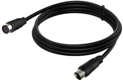 MOIDHSAG 9 agujas 9 Pin S Video DIN adaptador alargador recto S Video 9P 9P 9 Pins DIN Cable de cable de vídeo