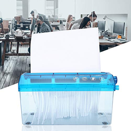 KIMISS Minihand för A4-papper - Bärbar Manual för Användning med 4 Mm Konfidentiell Strimlingseffekt