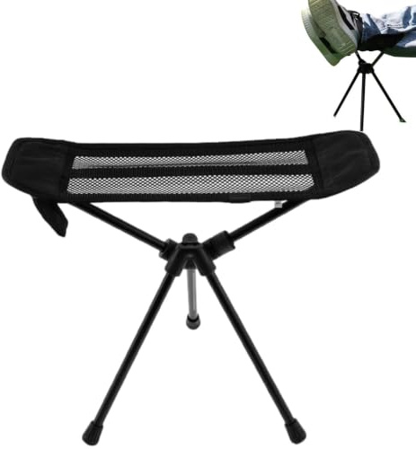Taburete plegable de campamento | Taburete portátil de 3 patas con trípode | Taburete de senderismo, sillas plegables de 3 patas para exteriores